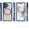 Hurtel Leading Series MagSafe Silicone Case for iPhone 16 Plus - Blue - (Leading series MagSafe Iphone 16 Plus blue)