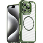 Hurtel Leading Series MagSafe Silicone Case for iPhone 16 Pro - Green - (Leading series MagSafe Iphone 16 Pro green)