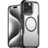 Hurtel Leading Series MagSafe Silicone Case for iPhone 16 Pro Max - Black - (Leading series MagSafe Iphone 16 Pro Max black)