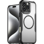 Hurtel Leading Series MagSafe Silicone Case for iPhone 16 Pro Max - Black - (Leading series MagSafe Iphone 16 Pro Max black)