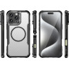Hurtel Leading Series MagSafe Silicone Case for iPhone 16 Pro Max - Black - (Leading series MagSafe Iphone 16 Pro Max black)