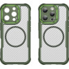 Hurtel Leading Series MagSafe Silicone Case for iPhone 16 Pro Max - Green - (Leading series MagSafe Iphone 16 Pro Max green)