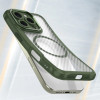 Hurtel Leading Series MagSafe Silicone Case for iPhone 16 Pro Max - Green - (Leading series MagSafe Iphone 16 Pro Max green)