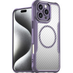 Hurtel Leading Series MagSafe Silicone Case for iPhone 16 Pro Max - Purple - (Leading series MagSafe Iphone 16 Pro Max purple)