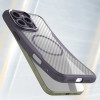 Hurtel Leading Series MagSafe Silicone Case for iPhone 16 Pro Max - Purple - (Leading series MagSafe Iphone 16 Pro Max purple)