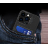 Hurtel Leather Stand Case for Samsung Galaxy S23 card wallet cover with stand black - (Leather Stand Case Samsung S23 Black)