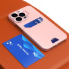 Hurtel Leather Stand Case for Samsung Galaxy S23 Ultra Cover Card Wallet with Stand Pink - (Leather Stand Case Samsung S23 Ultra Pink)