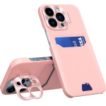 Hurtel Leather Stand Case for Samsung Galaxy S23+ card wallet cover with stand pink - (Leather Stand Case Samsung S23 Plus Pink)