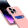 Hurtel Leather Stand Case for Samsung Galaxy S23+ card wallet cover with stand pink - (Leather Stand Case Samsung S23 Plus Pink)