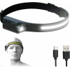 Hurtel LED headlamp with IPX4 motion sensor USB-C 1200 mAh - black - (WLCHL03)
