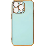 Hurtel Lighting Color Case for Xiaomi Redmi Note 11 gel cover with gold frame mint - (Lighting Color Case Redmi Note 11 Global MINT)