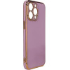 Hurtel Lighting Color Case for Xiaomi Redmi Note 11 gel cover with gold frame purple - (Lighting Color Case Redmi Note 11 Global PURPLE)