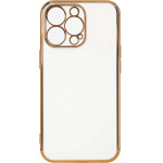 Hurtel Lighting Color Case for Xiaomi Redmi Note 11 gel cover with gold frame white - (Lighting Color Case Redmi Note 11 Global WHITE)