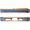 Hurtel Lighting Color Case for Xiaomi Redmi Note 11 gold frame gel cover blue - (Lighting Color Case Redmi Note 11 Global BLUE GRAY)