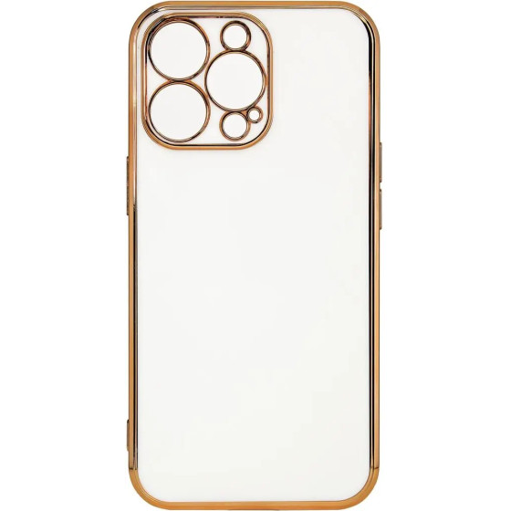 Hurtel Lighting Color Case for Xiaomi Redmi Note 11 Pro gel cover with gold frame white - (Lighting Color Case Redmi Note 11 Pro Global WHITE)