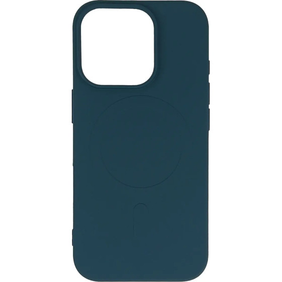 Hurtel Liquid Silicone Case MagSafe for iPhone 16 Pro Max - dark blue - (Liquid Silicone Case MagSafe for iPhone 16 Pro Max Dark Blue)