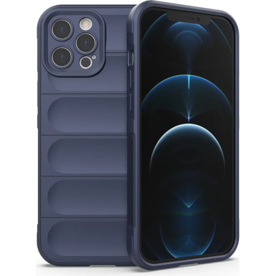 Hurtel Magic Shield Case case for iPhone 12 Pro Max flexible armored dark blue cover - (MAGIC SHIELD IPHONE 12 PRO MAX NIGHT BLUE)