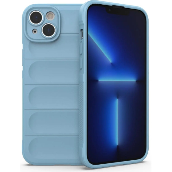 Hurtel Magic Shield Case case for iPhone 14 Plus flexible armored case light blue - (MAGIC SHIELD IPHONE 14 Plus LIGHT BLUE)