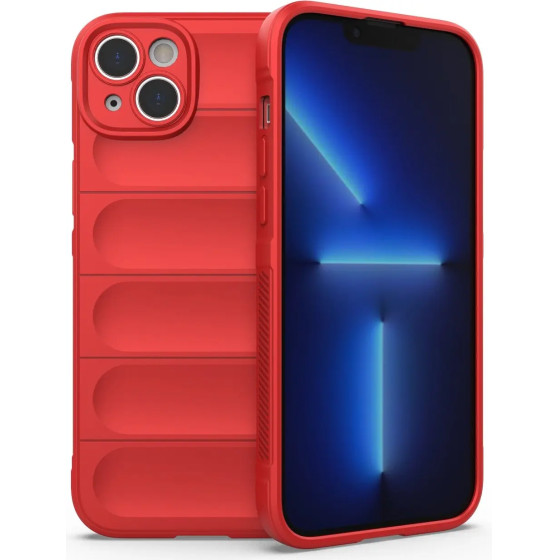 Hurtel Magic Shield Case case for iPhone 14 Plus flexible armored cover red - (MAGIC SHIELD IPHONE 14 Plus RED)