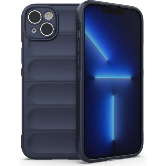 Hurtel Magic Shield Case case for iPhone 14 Plus flexible armored dark blue cover - (MAGIC SHIELD IPHONE 14 Plus NIGHT BLUE)