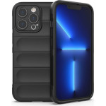 Hurtel Magic Shield Case for iPhone 13 Pro flexible armored cover black - (MAGIC SHIELD IPHONE 13 PRO BLACK)