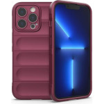 Hurtel Magic Shield Case for iPhone 13 Pro Max flexible armored burgundy cover - (MAGIC SHIELD IPHONE 13 PRO MAX BURGUNDY)