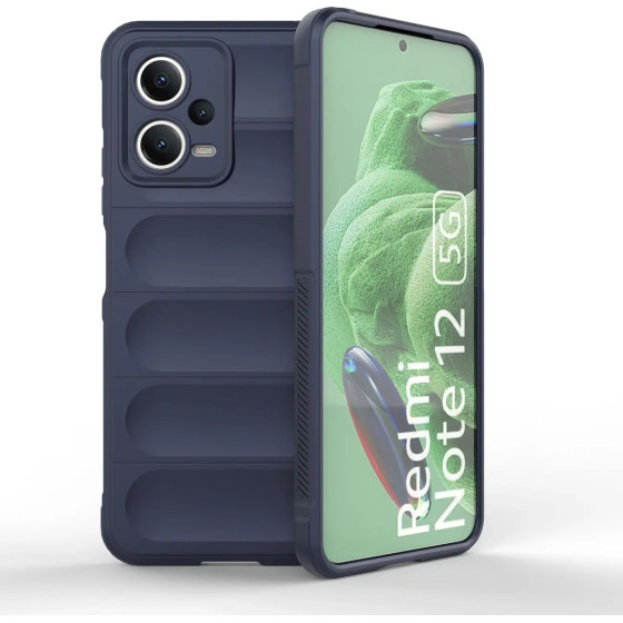 Hurtel Magic Shield Case for Xiaomi Redmi Note 12 5G / Poco X5 5G Flexible Armor Case Blue - (MAGIC SHIELD Xiaomi Poco X5/Redmi Note 12 5G NIGHT BLUE)