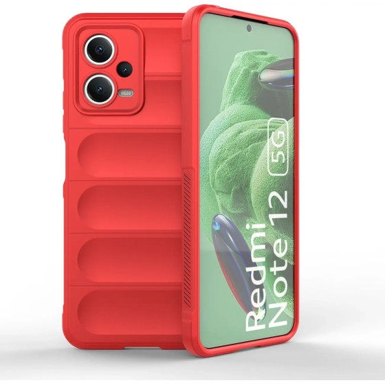 Hurtel Magic Shield Case for Xiaomi Redmi Note 12 5G / Poco X5 5G Flexible Armor Cover Red - (MAGIC SHIELD Xiaomi Poco X5/Redmi Note 12 5G RED)