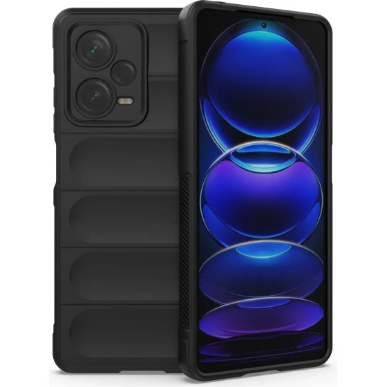 Hurtel Magic Shield Case for Xiaomi Redmi Note 12 Pro+ flexible armored cover black - (MAGIC SHIELD Xiaomi Redmi Note 12 Pro + BLACK)