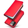 Hurtel Magnet Card Case case for iPhone 14 Plus flip cover wallet stand red - (Magnet Card IPHONE 14 Plus RED)