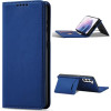 Hurtel Magnet Card Case Case for Samsung Galaxy S22 + (S22 Plus) Pouch Wallet Card Holder Blue - (Magnet Card Samsung S22 PLUS Blue)