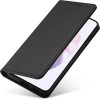Hurtel Magnet Card Case for Samsung Galaxy S22 + (S22 Plus) Pouch Wallet Card Holder Black - (Magnet Card Samsung S22 PLUS Black)