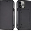 Hurtel Magnet Card Case for Samsung Galaxy S23 flip cover wallet stand black - (MAGNET CARD SAMSUNG S23 BLACK)