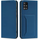 Hurtel Magnet Card Case for Xiaomi Redmi Note 11 Pro Pouch Card Wallet Card Holder Blue - (Magnet Card Xiaomi Redmi Note 11 PRO Global Blue)