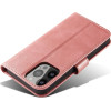 Hurtel Magnet Case elegant bookcase type case with kickstand for iPhone 13 Pro pink - (Magnet Case iPhone 13 Pro 6,1 Pink)