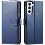 Hurtel Magnet Case Elegant Case Cover Flip Cover Samsung Galaxy S22 + (S22 Plus) Blue - (Magnet Case Samsung S22 Plus Blue)