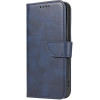 Hurtel Magnet Case elegant case cover with a flap and stand function for Samsung Galaxy A73 blue - (Magnet Case Samsung A73 Blue)