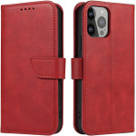 Hurtel Magnet Case for Samsung Galaxy S23 Ultra flip cover wallet stand red - (MAGNET CASE SAMSUNG S23 ULTRA RED)