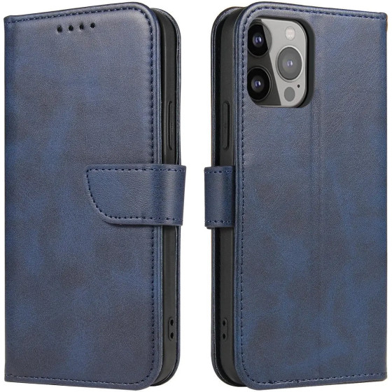 Hurtel Magnet Case with Flip for Samsung Galaxy A36 - Blue - (Magnet Case Samsung Galaxy A36 Blue)