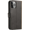 Hurtel Magnet Case with Flip for Samsung Galaxy S24 FE - Black - (Magnet Case Samsung Galaxy S24 FE Black)