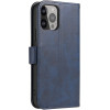Hurtel Magnet Case with Flip for Samsung Galaxy S24 FE - Blue - (Magnet Case Samsung Galaxy S24 FE Blue)