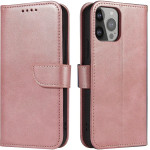 Hurtel Magnet Case with Flip for Samsung Galaxy S24 FE - Pink - (Magnet Case Samsung Galaxy S24 FE Pink)