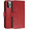 Hurtel Magnet Case with Flip for Samsung Galaxy S25+ - Red - (Magnet Case Samsung Galaxy S25+ Red)