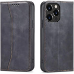 Hurtel Magnet Fancy Case Case for iPhone 13 Pro Max Pouch Wallet Card Holder Black - (Magnet Fancy iPhone 13 Pro Max Black)