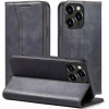 Hurtel Magnet Fancy Case Case for iPhone 13 Pro Max Pouch Wallet Card Holder Black - (Magnet Fancy iPhone 13 Pro Max Black)
