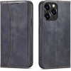 Hurtel Magnet Fancy Case case for iPhone 14 flip cover wallet stand black - (Magnet Fancy IPHONE 14 BLACK)