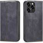 Hurtel Magnet Fancy Case case for iPhone 14 flip cover wallet stand black - (Magnet Fancy IPHONE 14 BLACK)