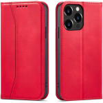 Hurtel Magnet Fancy Case case for iPhone 14 Pro Max flip cover wallet stand red - (Magnet Fancy IPHONE 14 PRO MAX RED)
