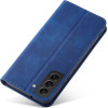 Hurtel Magnet Fancy Case Case for Samsung Galaxy S22 + (S22 Plus) Pouch Wallet Card Holder Blue - (Magnet Fancy Samsung S22 PLUS Blue)