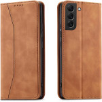 Hurtel Magnet Fancy Case for Samsung Galaxy S23+ flip cover wallet stand brown - (MAGNET FANCY SAMSUNG S23 PLUS BROWN)